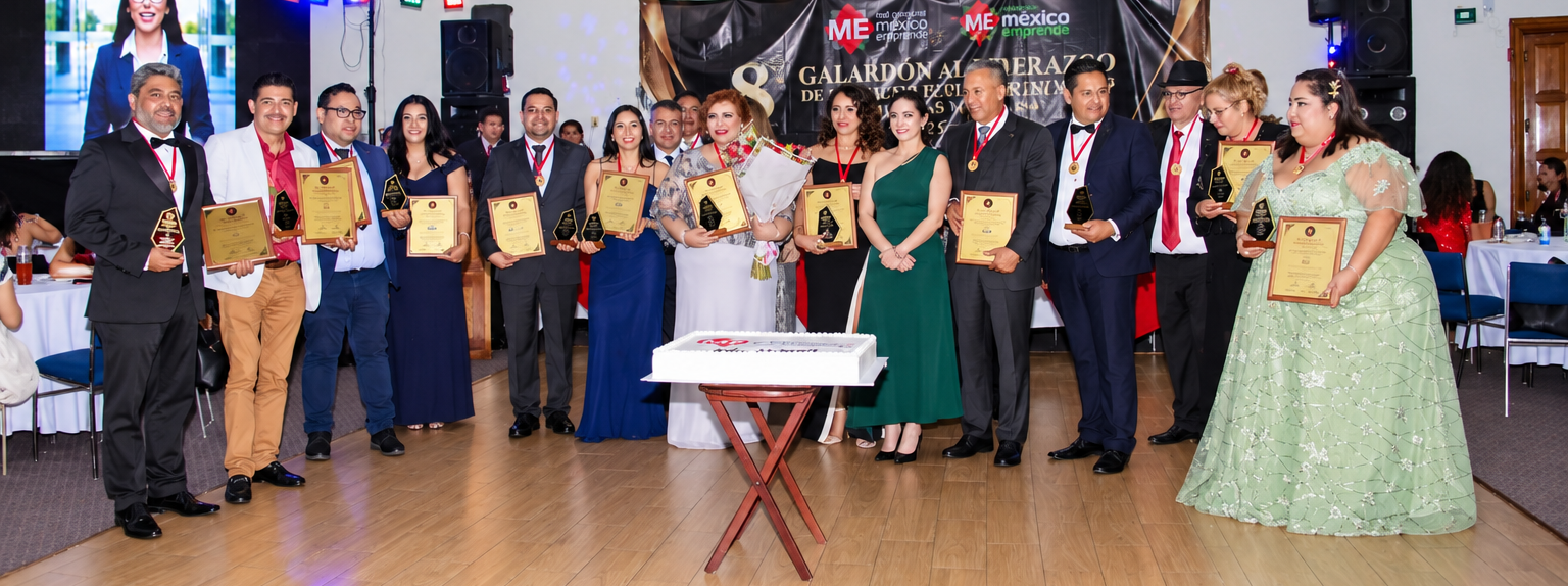 Red Nacional México Emprende reconoce a líderes empresariales con el Galardón al Liderazgo Empresarial 2026